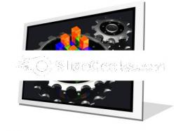 Business graph adjust powerpoint icon f