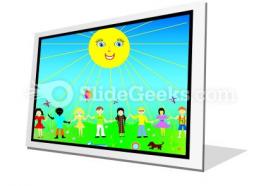 Children poster powerpoint icon f