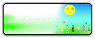 Children poster powerpoint icon r