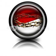 Crown of thorns ppt icon for ppt templates and slides cc