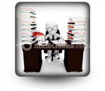 Endless office work powerpoint icon s