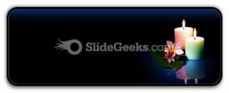 Frangipane flower with couple powerpoint icon r