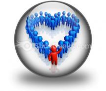 Friendly support powerpoint icon c