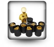 Garbage recycle powerpoint icon s