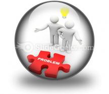 Idea to problem powerpoint icon c