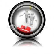 Idea to problem powerpoint icon cc