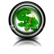 Money ladder ppt icon for ppt templates and slides cc