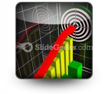 Performance chart powerpoint icon s