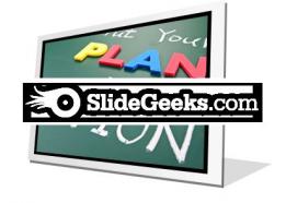 Put your plan into action ppt icon for ppt templates and slides f
