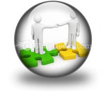 The successful agreement business powerpoint icon c