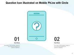 Question Icon Employee Electronic Monitor Representing Thoughts Objectives