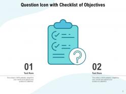 Question Icon Employee Electronic Monitor Representing Thoughts Objectives