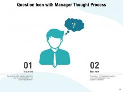 Question Icon Employee Electronic Monitor Representing Thoughts Objectives