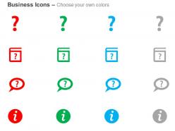 Question mark internet communication faq information ppt icons graphics