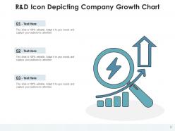 R And D Icon Business Investment Growth Innovative Analysis