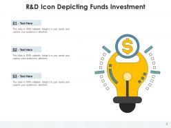 R And D Icon Business Investment Growth Innovative Analysis