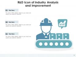R And D Icon Business Investment Growth Innovative Analysis