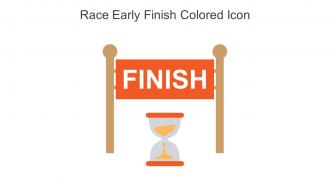 Race Early Finish Colored Icon In Powerpoint Pptx Png And Editable Eps Format