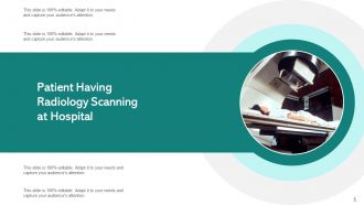 Radiology Institution Medical Individual Conducting Scanning