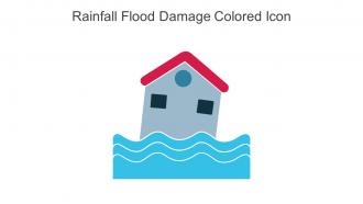 Rainfall Flood Damage Colored Icon In Powerpoint Pptx Png And Editable Eps Format
