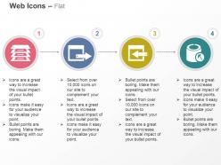 Raw data external web internal web data mining ppt icons graphics