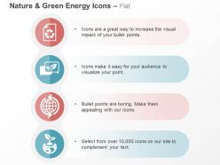 Recycle nature protection earth safety plant protection ppt icons graphics