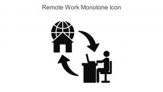 Remote Work Monotone Icon In Powerpoint Pptx Png And Editable Eps Format
