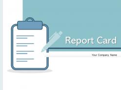 Report Card Performance Financial Statements Opportunities Business