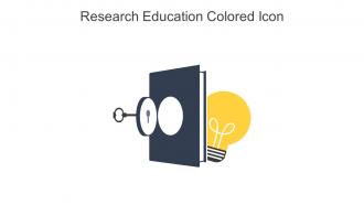 Research Education Colored Icon In Powerpoint Pptx Png And Editable Eps Format