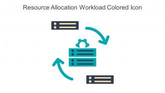 Resource Allocation Workload Colored Icon In Powerpoint Pptx Png And Editable Eps Format
