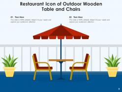 Restaurant Icon Service Decorated Customers Serving