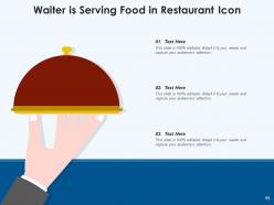 Restaurant Icon Service Decorated Customers Serving