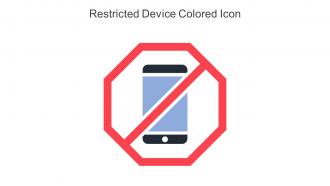 Restricted Device Colored Icon In Powerpoint Pptx Png And Editable Eps Format