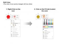 Ribbon medal dice trophy ppt icons graphics