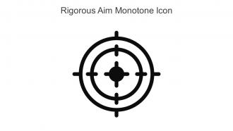 Rigorous Aim Monotone Icon In Powerpoint Pptx Png And Editable Eps Format