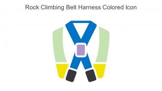 Rock Climbing Belt Harness Colored Icon In Powerpoint Pptx Png And Editable Eps Format