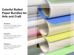 Rolled Paper Colorful Bundles Cylindrical Canvas Graduation