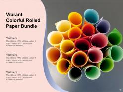 Rolled Paper Colorful Bundles Cylindrical Canvas Graduation