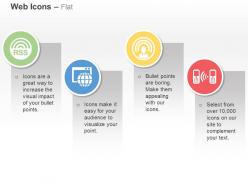 Rss internet web browser with globe wifi connection ppt icons graphics