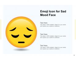Sad Emoji Individual Pressure Emotion Messages Depicting