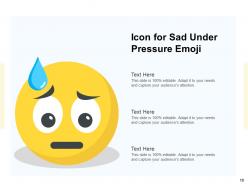 Sad Emoji Individual Pressure Emotion Messages Depicting