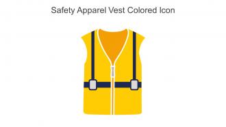 Safety Apparel Vest Colored Icon In Powerpoint Pptx Png And Editable Eps Format