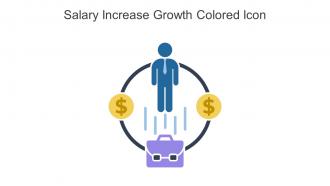 Salary Increase Growth Colored Icon In Powerpoint Pptx Png And Editable Eps Format