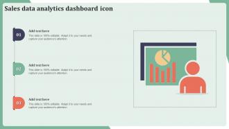 Sales Data Analytics Dashboard Icon
