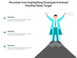 Sales Mountain Executive Planning Roadmap Financial Target Revenue