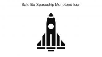 Satellite Spaceship Monotone Icon In Powerpoint Pptx Png And Editable Eps Format