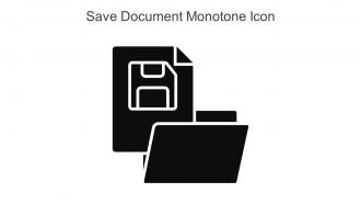 Save Document Monotone Icon In Powerpoint Pptx Png And Editable Eps Format