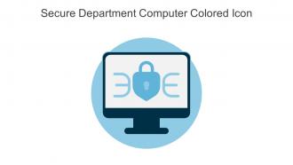 Secure Department Computer Colored Icon In Powerpoint Pptx Png And Editable Eps Format