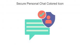 Secure Personal Chat Colored Icon In Powerpoint Pptx Png And Editable Eps Format