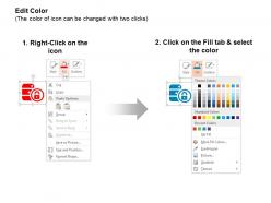 Secured login database security protection ppt icons graphics